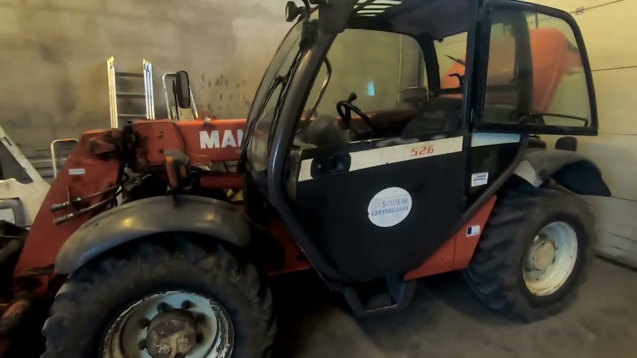 Manitou hydrauliken kaput / Awaria ładowarki / dioda świateł