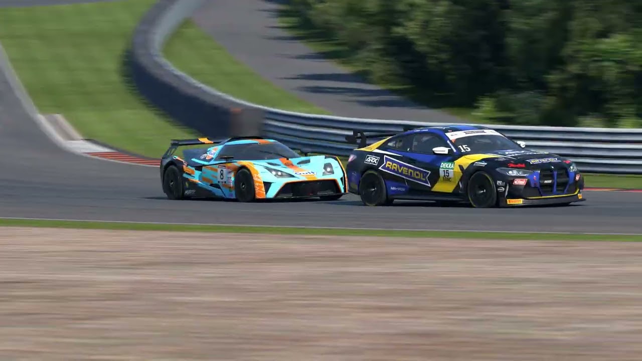 Sachsenrng GT4 KTM v BMW M4 v McLaren Raceroom Racing Experience 2026 02 14