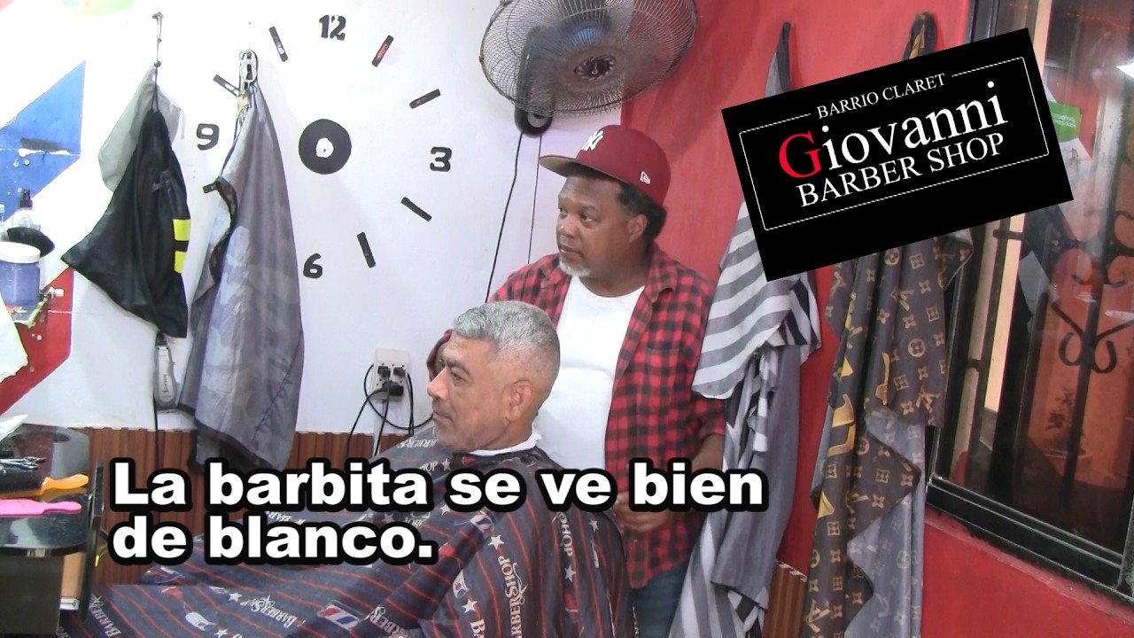 La barbita se ve bien de blanco - Giovanni Barber Shop