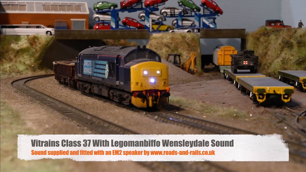 Vitrains Class 37 With Legomanbiffo Wensleydale Sound And An EM2 Speaker