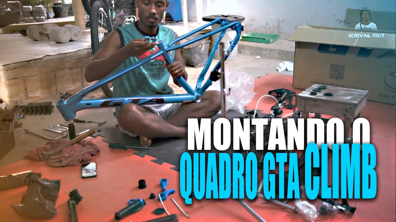 Montagem de bicicleta mtb - Quadro GTA Climb aro 29 - Como montar quadro aro 29