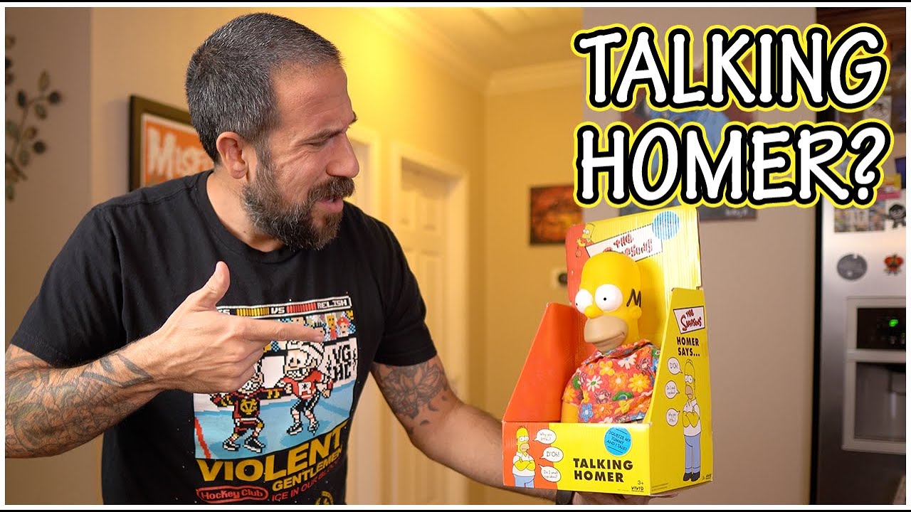 Talking Homer Toy Review. LETS GET VIVID!