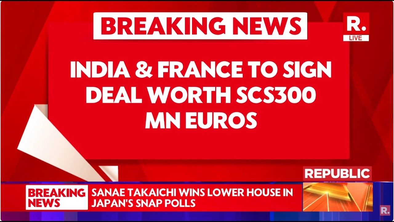 BREAKING LIVE: India And France To Seal 300 Million Euro Deal For SCALP Cruise Missiles