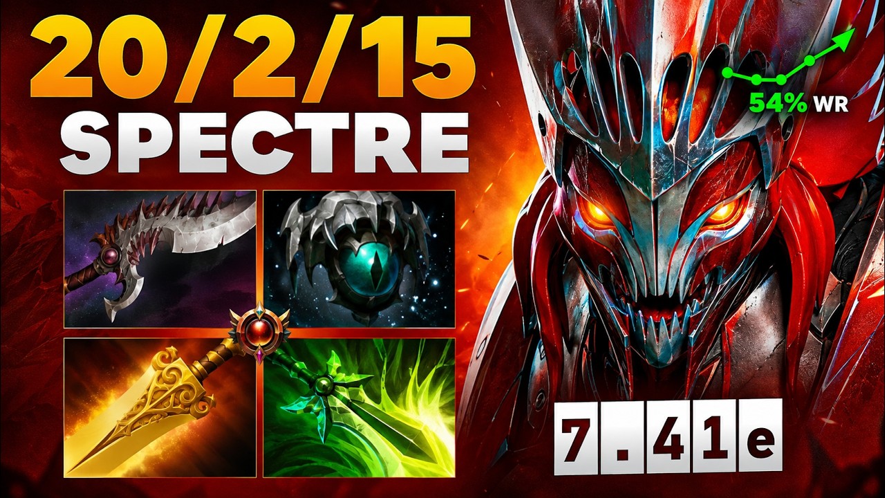 СПЕКТРА В 7.41е ПАТЧЕ ПОКАЗЫВАЕТ ДИФФ ПРЯМО С ЛИНИИ🔥❘ Spectre Dota 2 7.41e