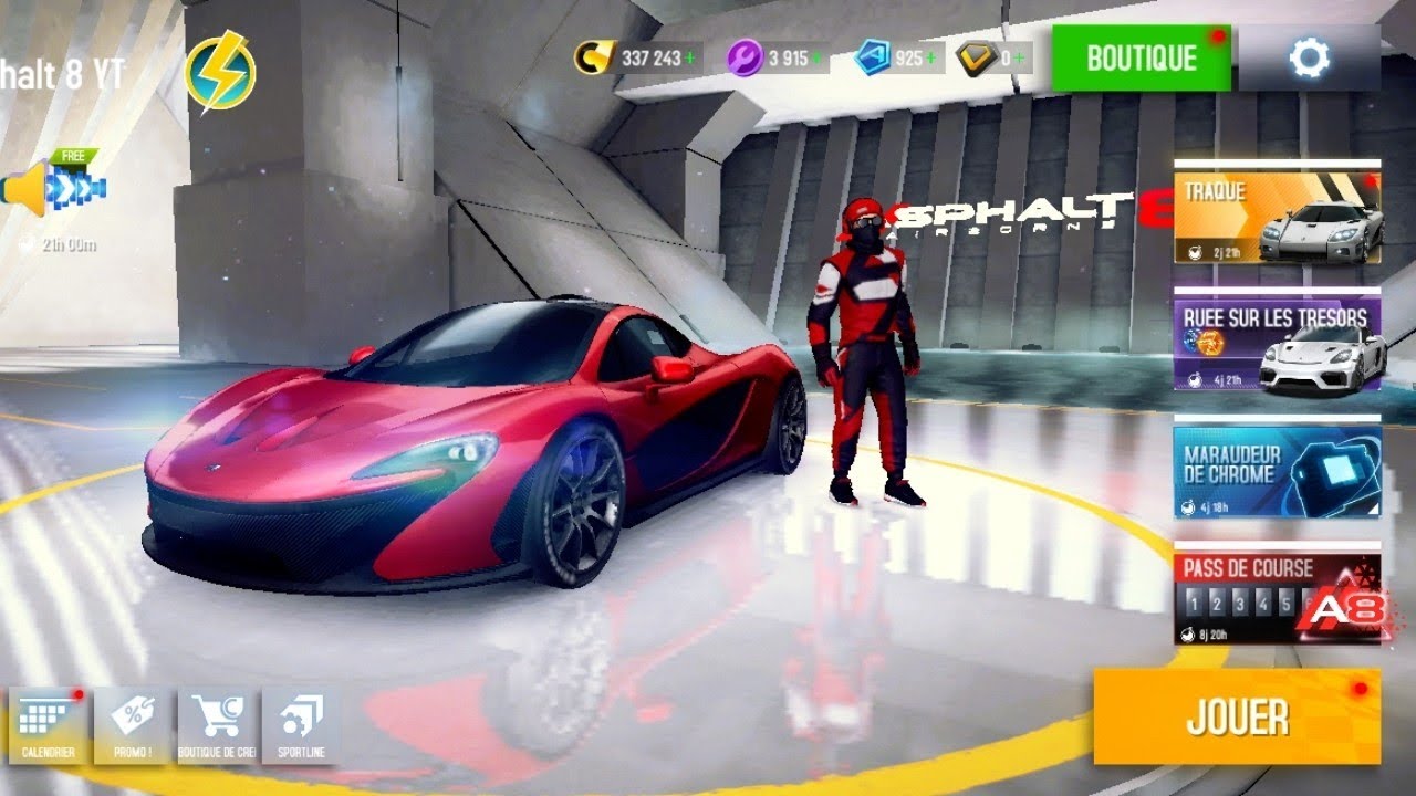 Asphalt 8 Airborne// Teste de la McLaren P1 🥳🥳🥳🤑 ; course classique 🔥🤩🤩