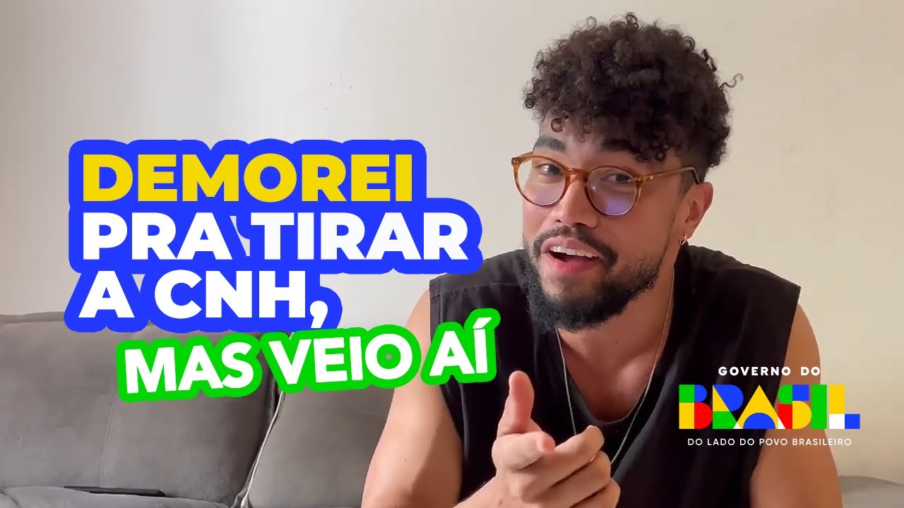 Vlog Um dia comigo tirando a CNH do Brasil | Governo do Brasil