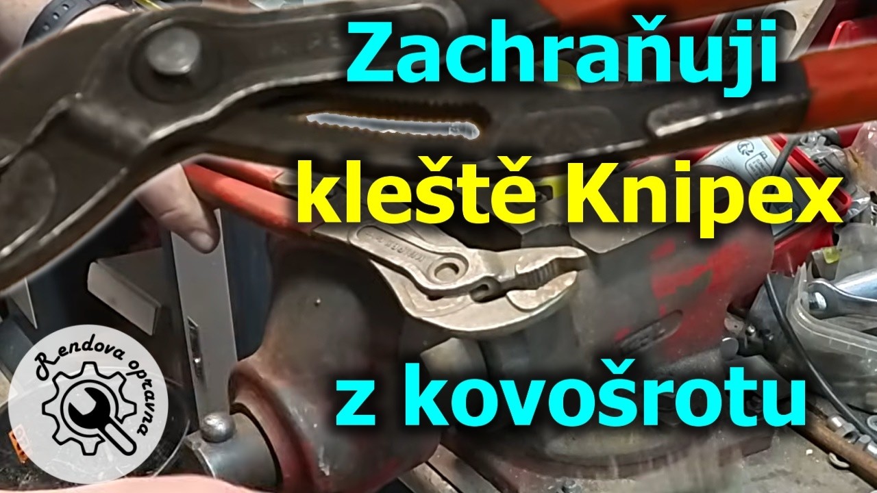 Kleště Knipex z kovošrotu a oprava za 95 kč