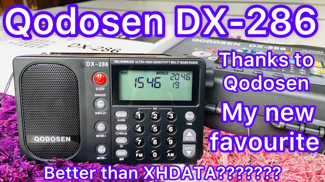 Qodosen DX-286 | Unboxing | World famous radio | क्या ये Xhdata को पछाड़ देगा?