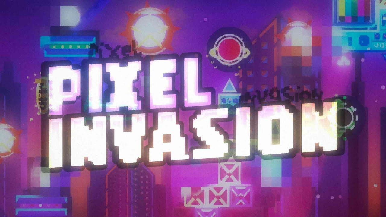 PIXEL INVASION DECO PREVIEW №2 BY @heptanone & @NamedUnnamed | GEOMETRY DASH