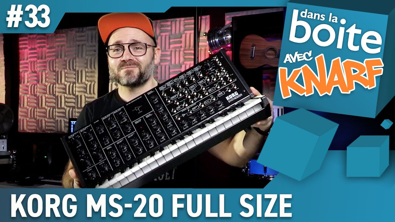 Le Synthé qui manquait à ACDC !!! Le Korg MS-20 FS - dans la Boite avec KNARF ! (la Boite Noire)
