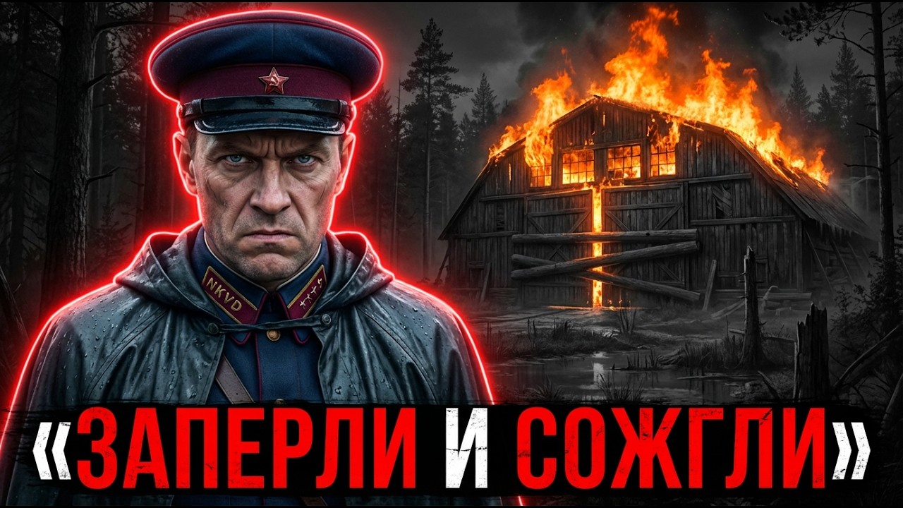 ЖИВЫМИ НЕ БРАТЬ! Как СМЕРШ отомстил за гибель опергруппы и сжёг логово в лесу. 1945