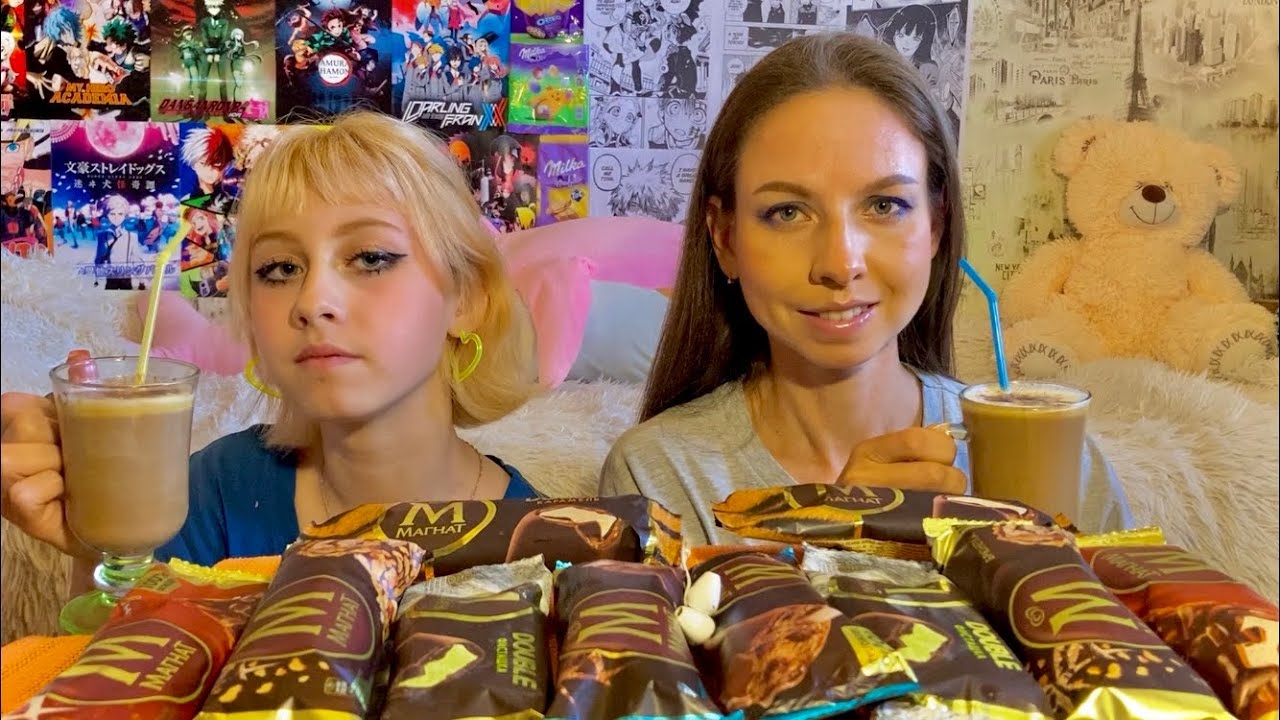 МУКБАНГ🍦МОРОЖЕНОЕ МАГНАТ/Отвечаем на вопросы/MUKBANG ICE CREAM MAGNATE