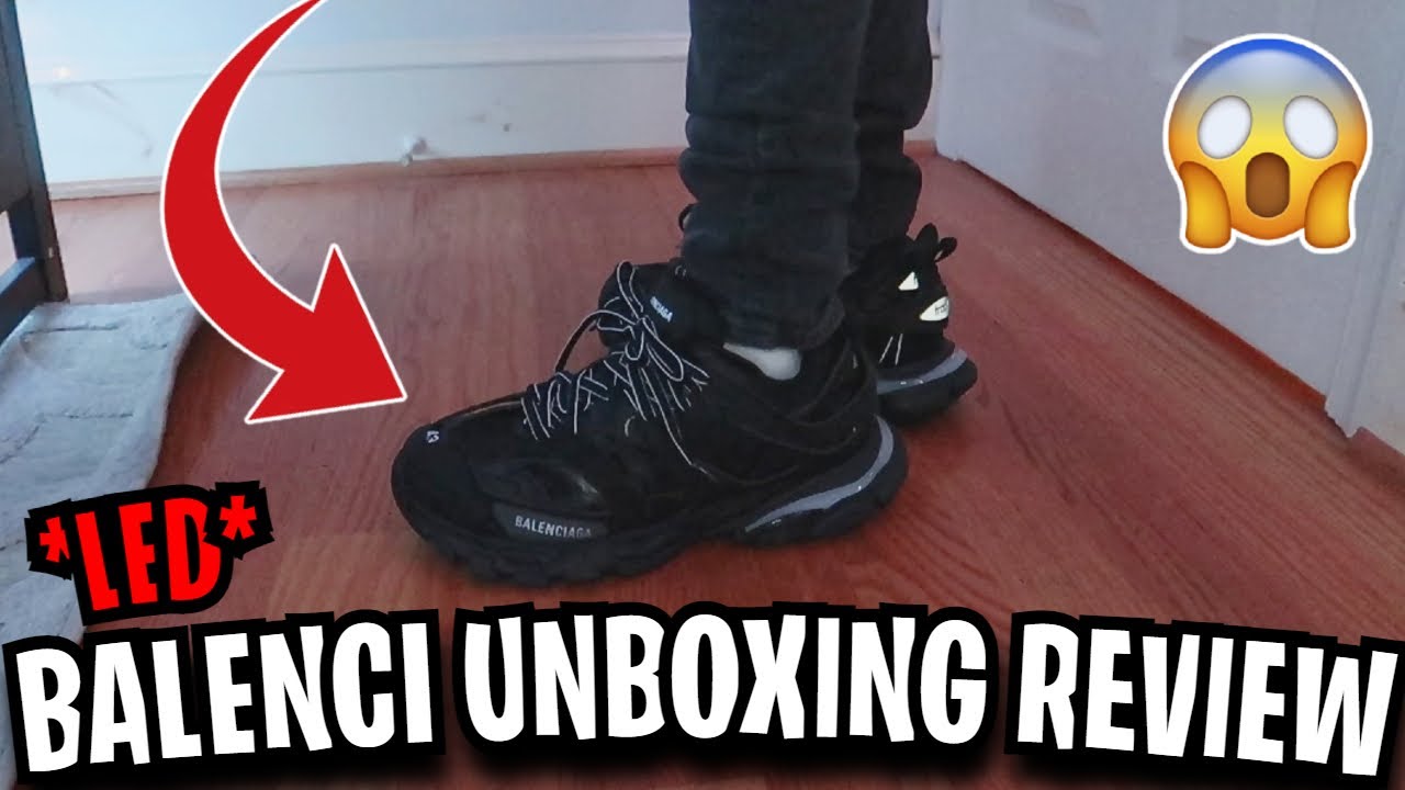 BALENCIAGA TRACK LED UNBOXING REVIEW & ON FEET