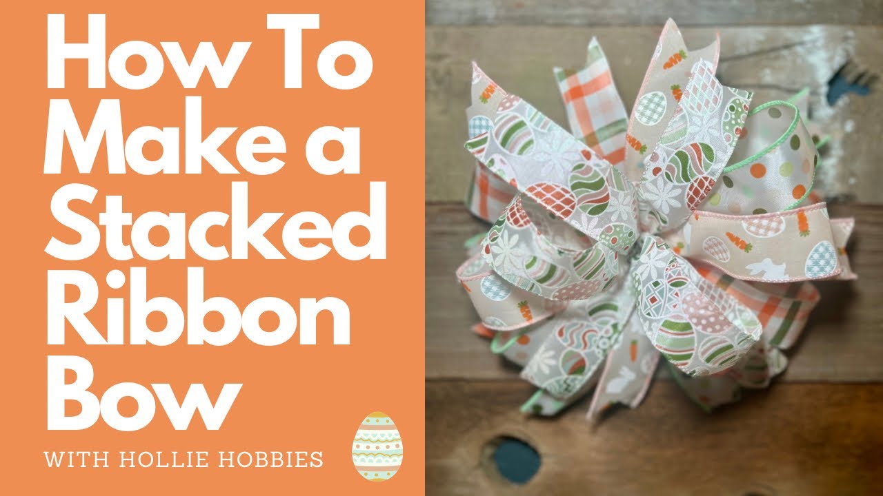 How To Make a Bow out of Ribbon/ How To Make a Bow/ Easy Ribbon Bow/ How To Make an Easy Ribbon Bow