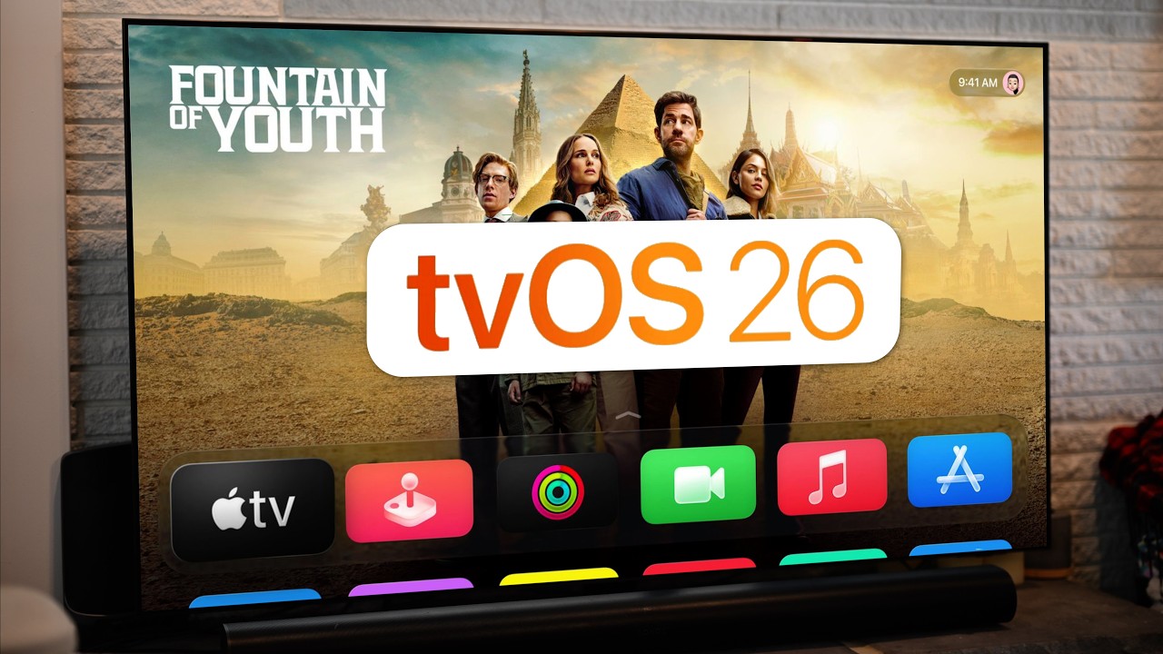 Wszystko nowe w tvOS 26! Tryb karaoke, nowy interfejs użytkownika i wiele więcej!