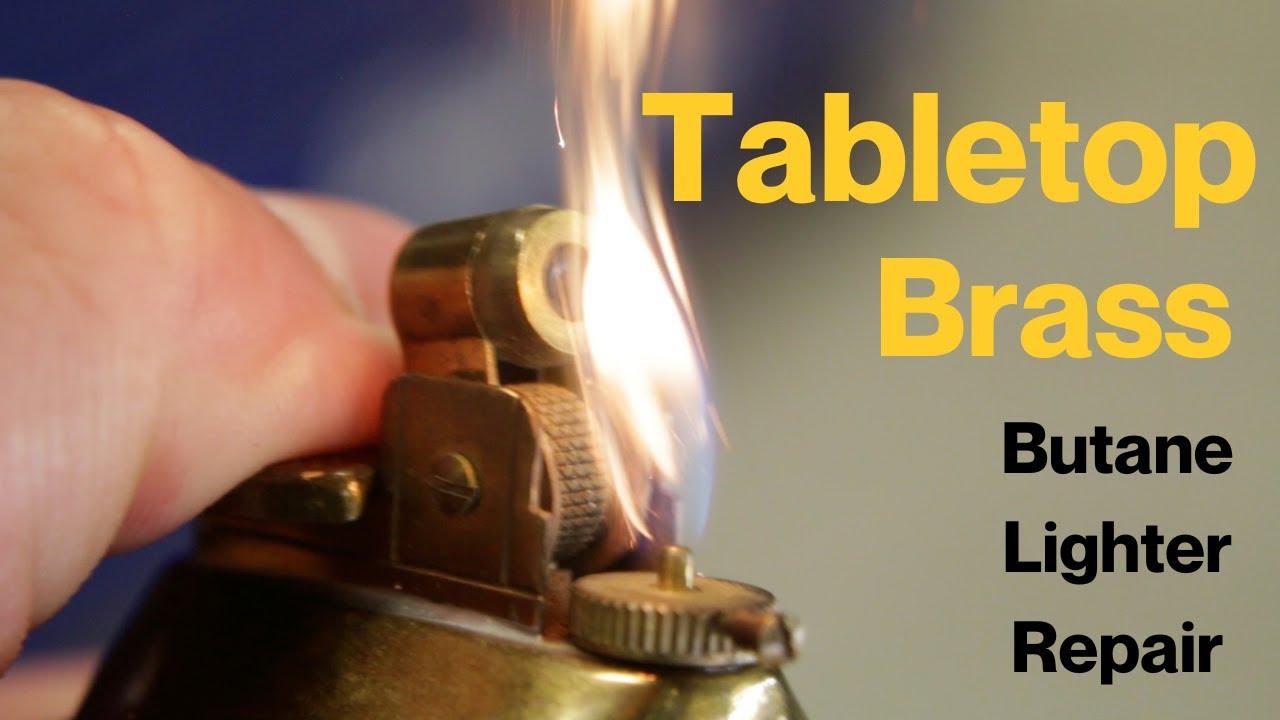 This BUY IT FOR LIFE lighter cost the same as 2 BICs (Tabletop Butane Lighter Repair)