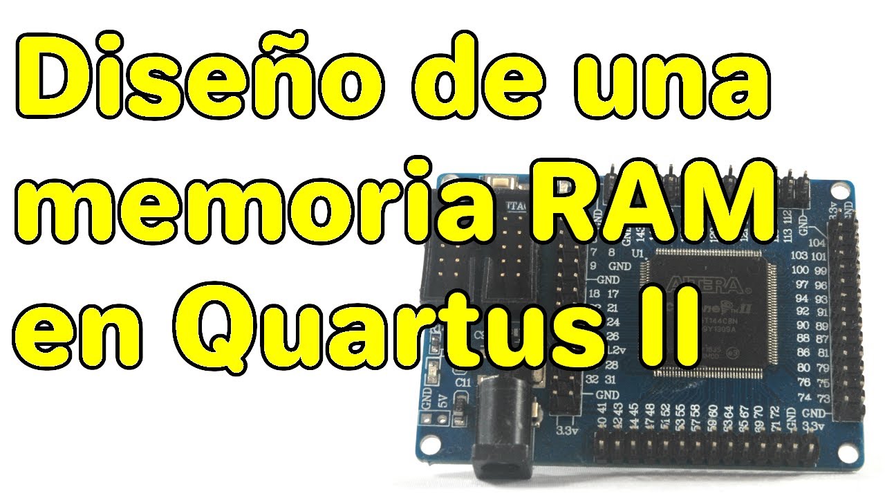Diseño de una memoria RAM en VHDL usando el MegaWizard de Quartus II