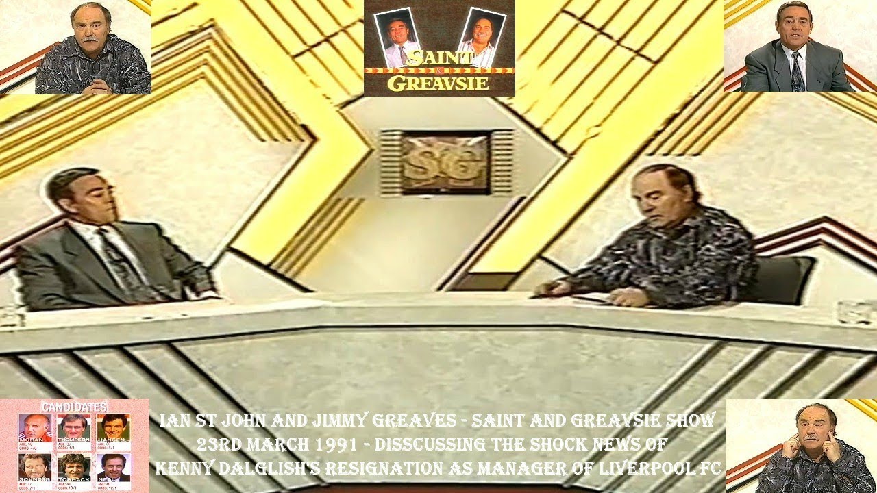 SAINT AND GREAVSIE CHAT ABOUT KENNY DALGLISH AND HIS RESIGNATION AS MANAGER OF LIVERPOOL FC.
