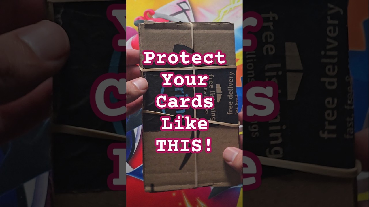 How to Package Pok&eacute;mon Cards for PSA in 15 Seconds! #psagrading #pokemon #pokemonshorts