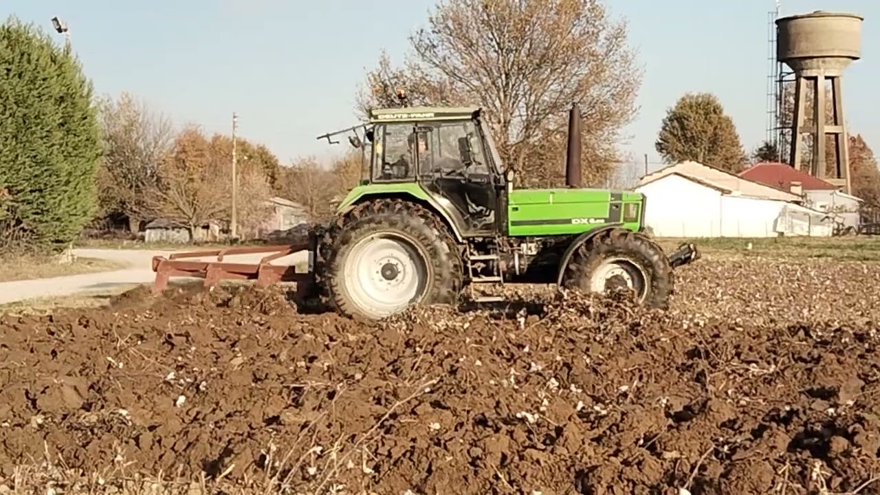DEUTZ FAHR DX 6.06-Oργωμα με 3υνο οτμα