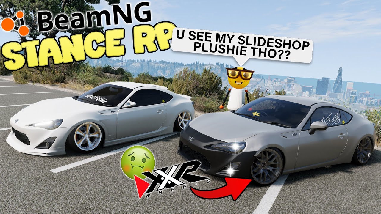 TikTok GT86 Owner Thinks His REP WHEELS🤢 Are Real || Beamng.Drive Stance RP