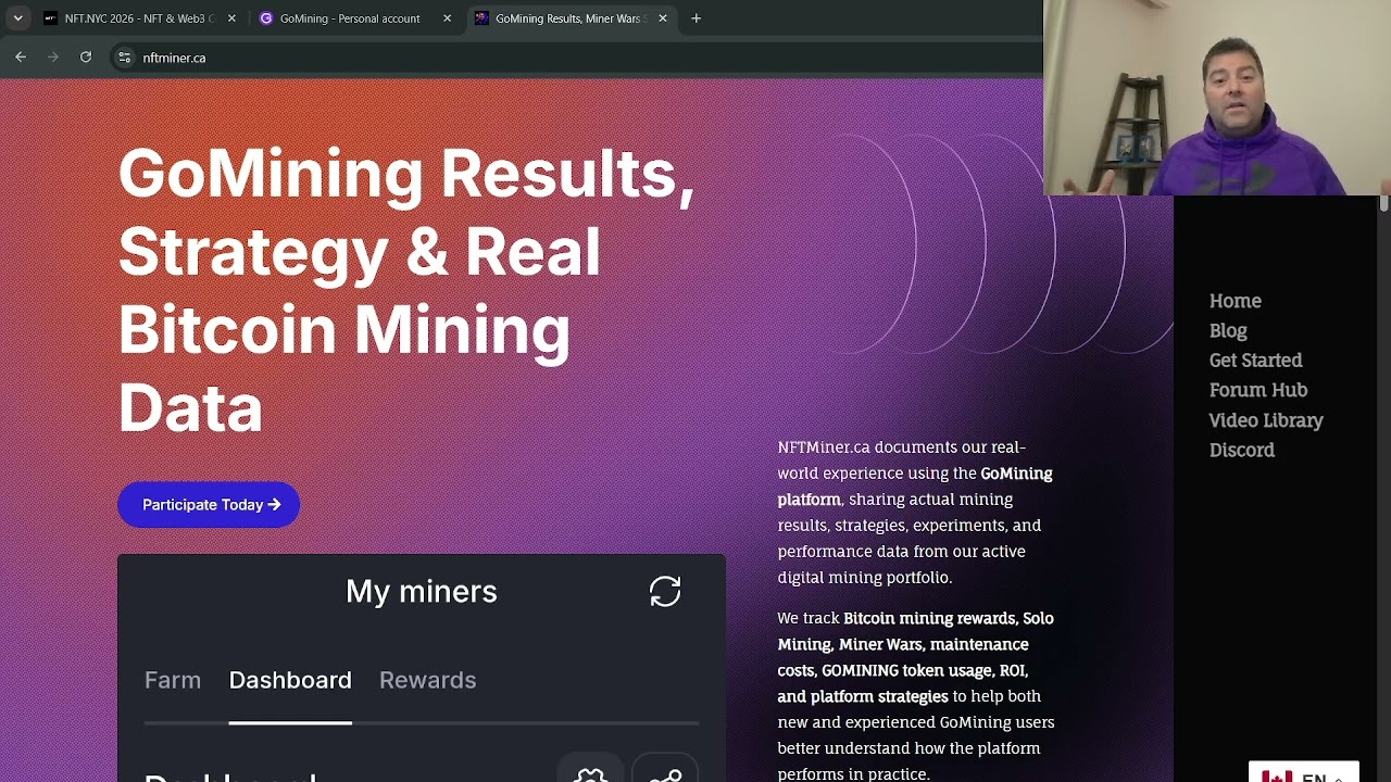 NFTMiner.ca Is Going to NFT.NYC 2026! | GoMining GoClub NYC