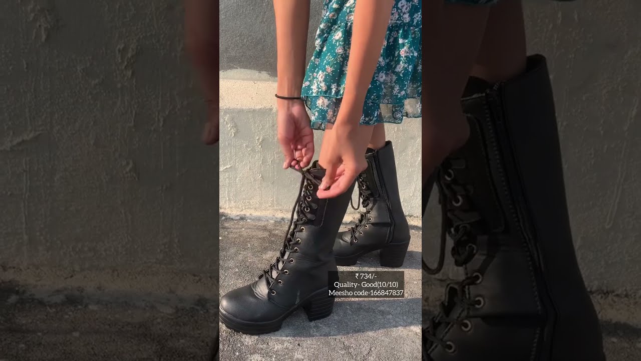 Winter Boots starting at ₹499/- #boots #meesho #meeshohaul #ytshorts #short