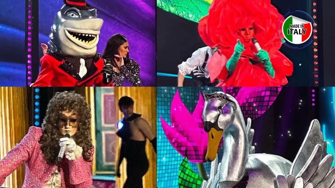 🔥Il Cantante Mascherato, Cigno sono Sandra Milo e Mezzancella: eliminati subito