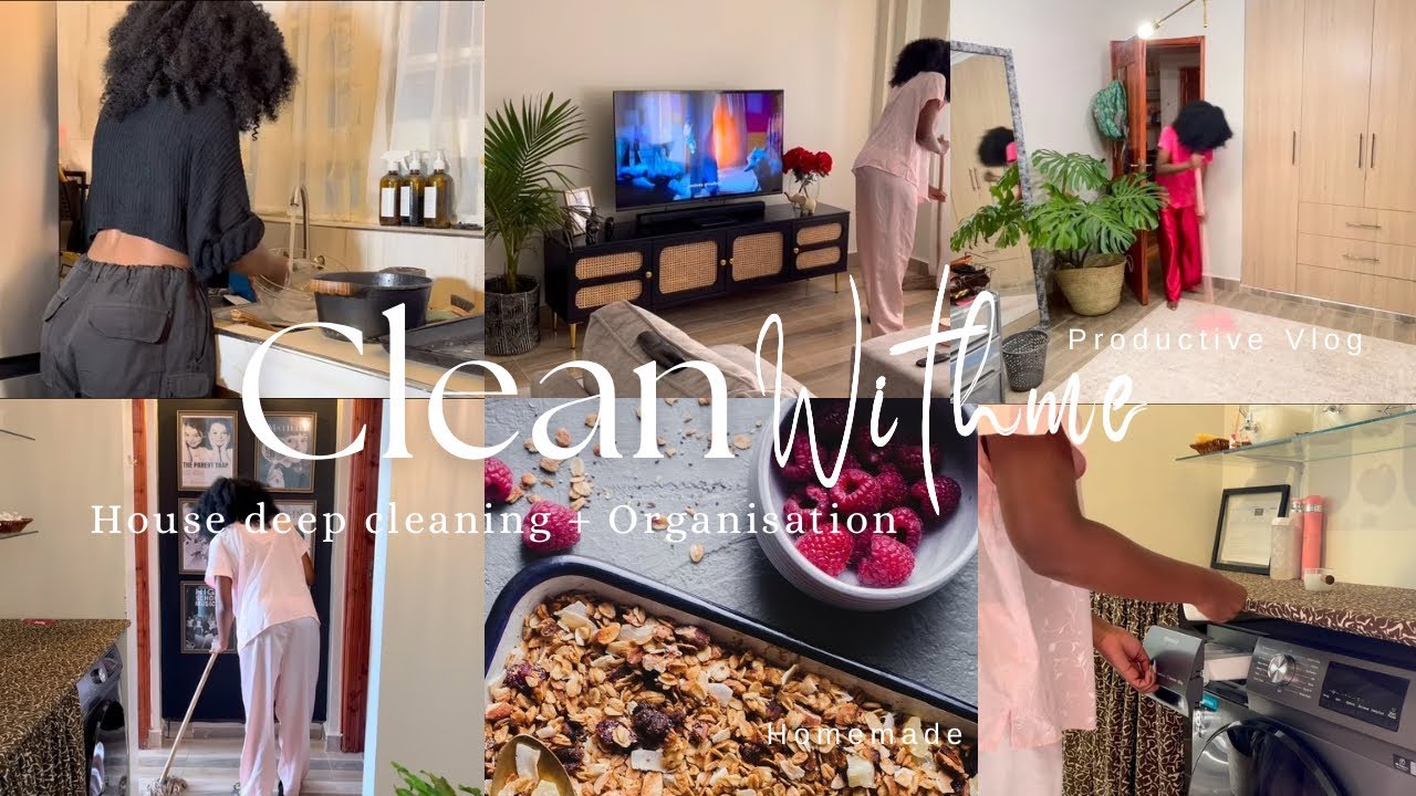 Day in my life: Deep cleaning | Organisation | Homemade Granola | Life of a Kenyan girl