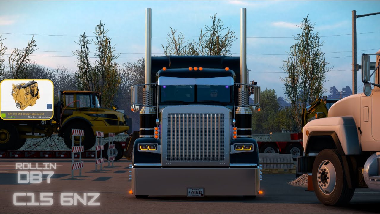 NEW CAT C15 - 6NZ 🔥 You’ve got to hear this !  | 4k | American Truck Simulator | Realistic Driving