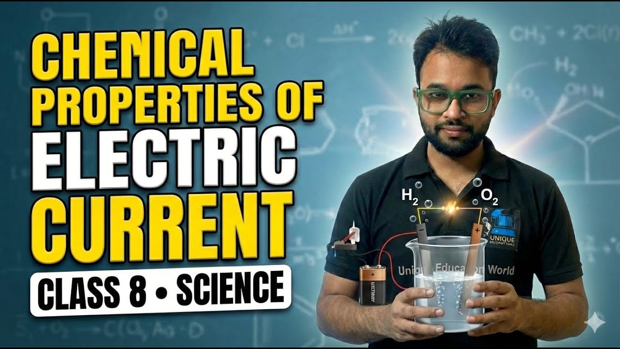 Chemical Properties of Electric Current – Class 8 | Day 1