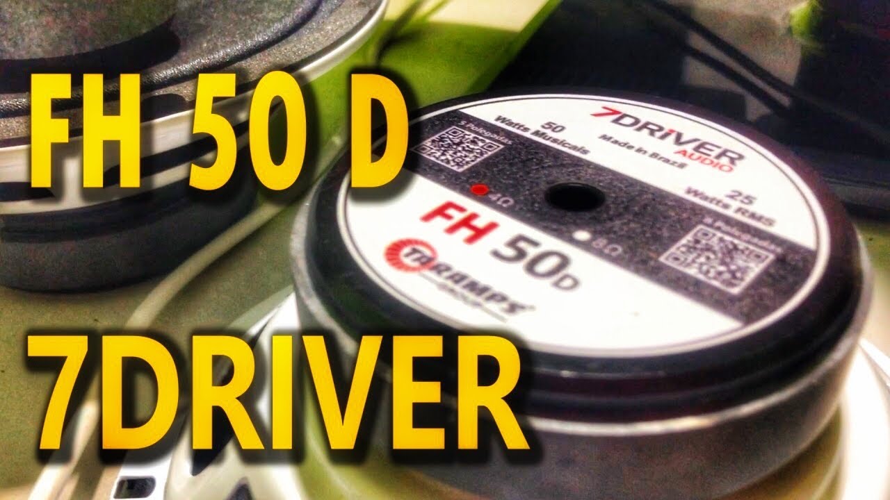 ALTO FALANTE DE 6 POLEGADAS PARA PORTA! FH 50 D 7DRIVER -
