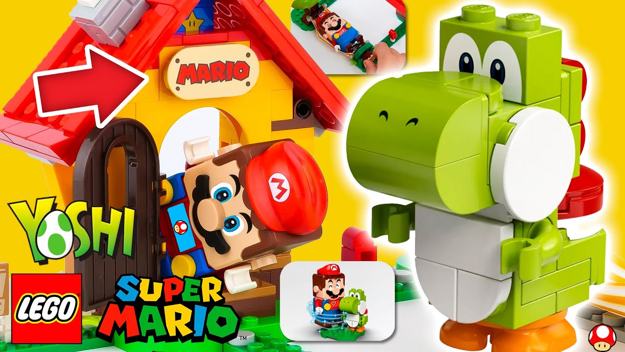 🦕LEGO SUPER MARIO YOSHI 💚La Casa de Mario & Yoshi Set de Expansión Nintendo @SuperToysCollection