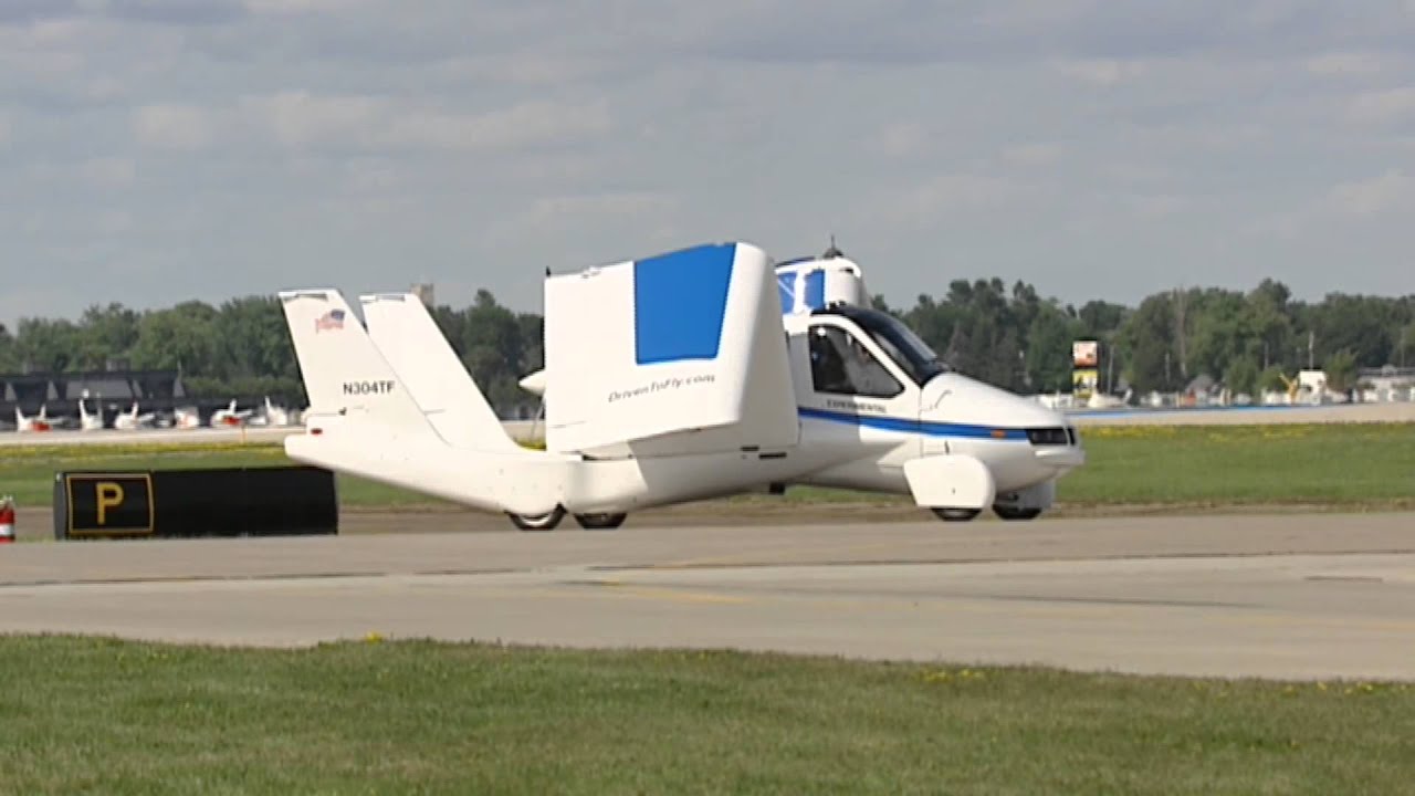 Terrafugia Flying Car Demo Flight