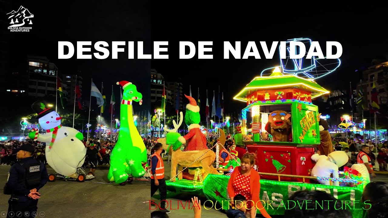 DESFILE DE NAVIDAD, COCHABAMBA BOLIVIA