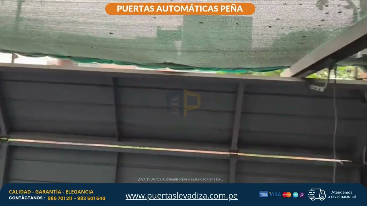 ✅  𝗣𝗥𝗢𝗬𝗘𝗖𝗧𝗢 𝗧𝗘𝗥𝗠𝗜𝗡𝗔𝗗𝗢 - 𝗜𝗡𝗦𝗧𝗔𝗟𝗔𝗖𝗜𝗢́𝗡 𝗗𝗘 PUERTA SECCIONAL METALICA CON LIFTMASTER✅