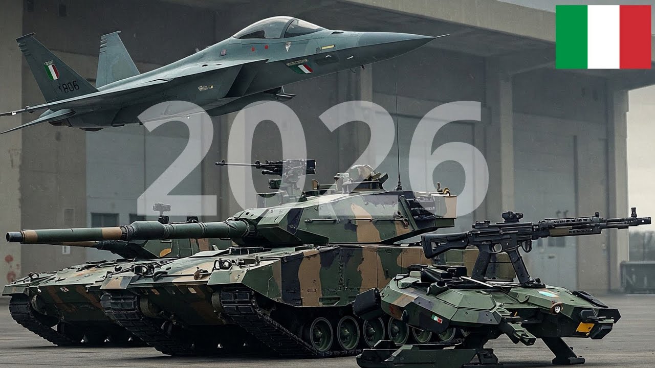 LE 7 NUOVE ARMI CHE SARANNO INSERITE NELL'INVENTARIO DELL'ITALIA NEL 2026. ESERCITO ITALIANO.