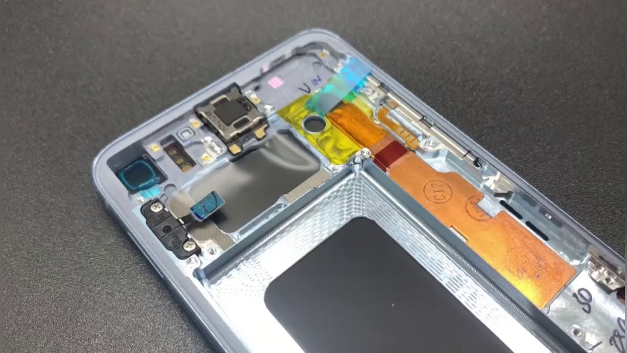 Genuine Samsung Galaxy S10e (G970F) Complete lcd display in Prism blue - Part no: GH82-18852