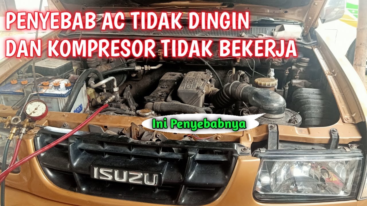 Penyebab Kompresor AC Mobil Mati.Cara Mencari Kebocoran AC Mobil.Clup Mobil Isuzu Panther.