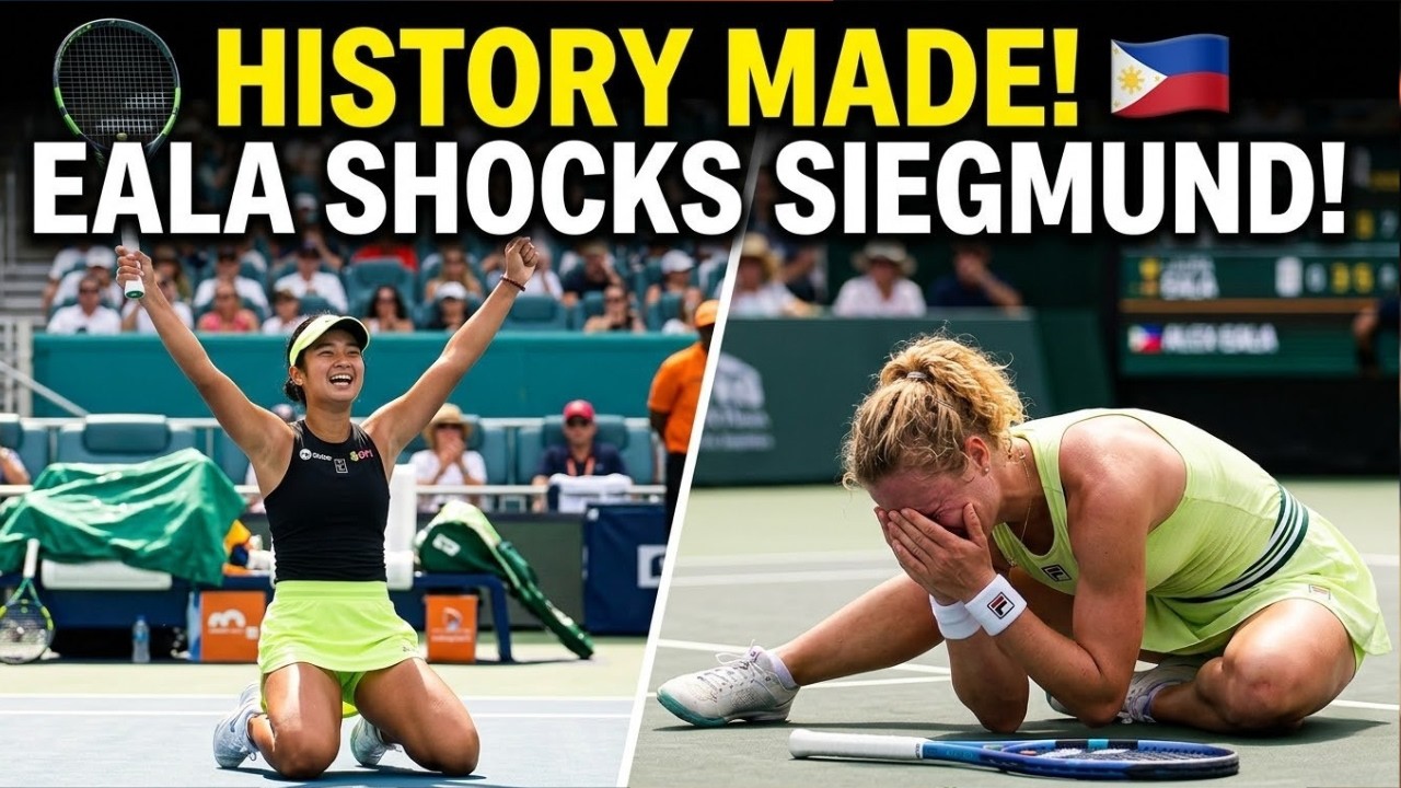 THE PHILIPPINES IS ROARING! 🇵🇭 Alex Eala&rsquo;s Historic Miami Open Victory!