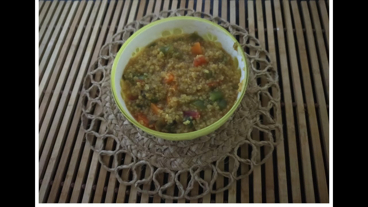 Vegetable  Dalia (Millets) Natural & Healthy from the Kitchen of N. Radha Dasi