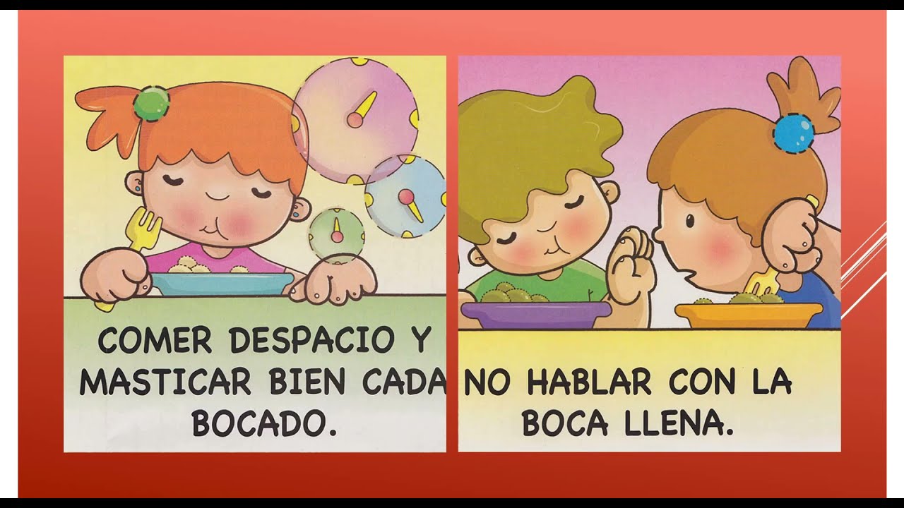 Normas básicas de comportamiento en la mesa