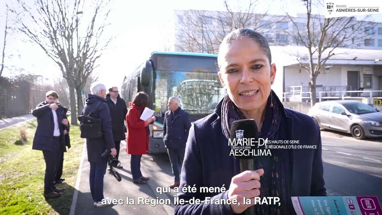 Nouvelle ligne de bus -277 Asnières - Bords de Seine