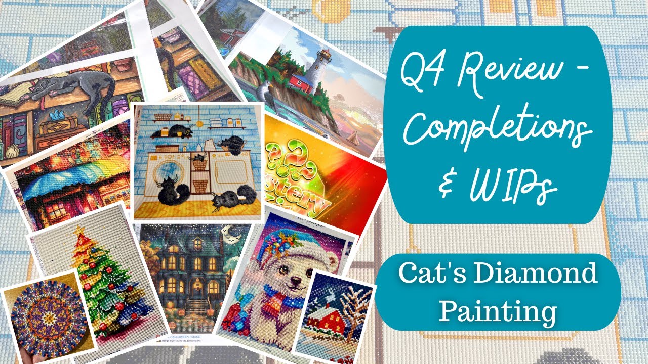 Diamond Painting Review October - December 2025 | Am I Finally Getting More Productive?!