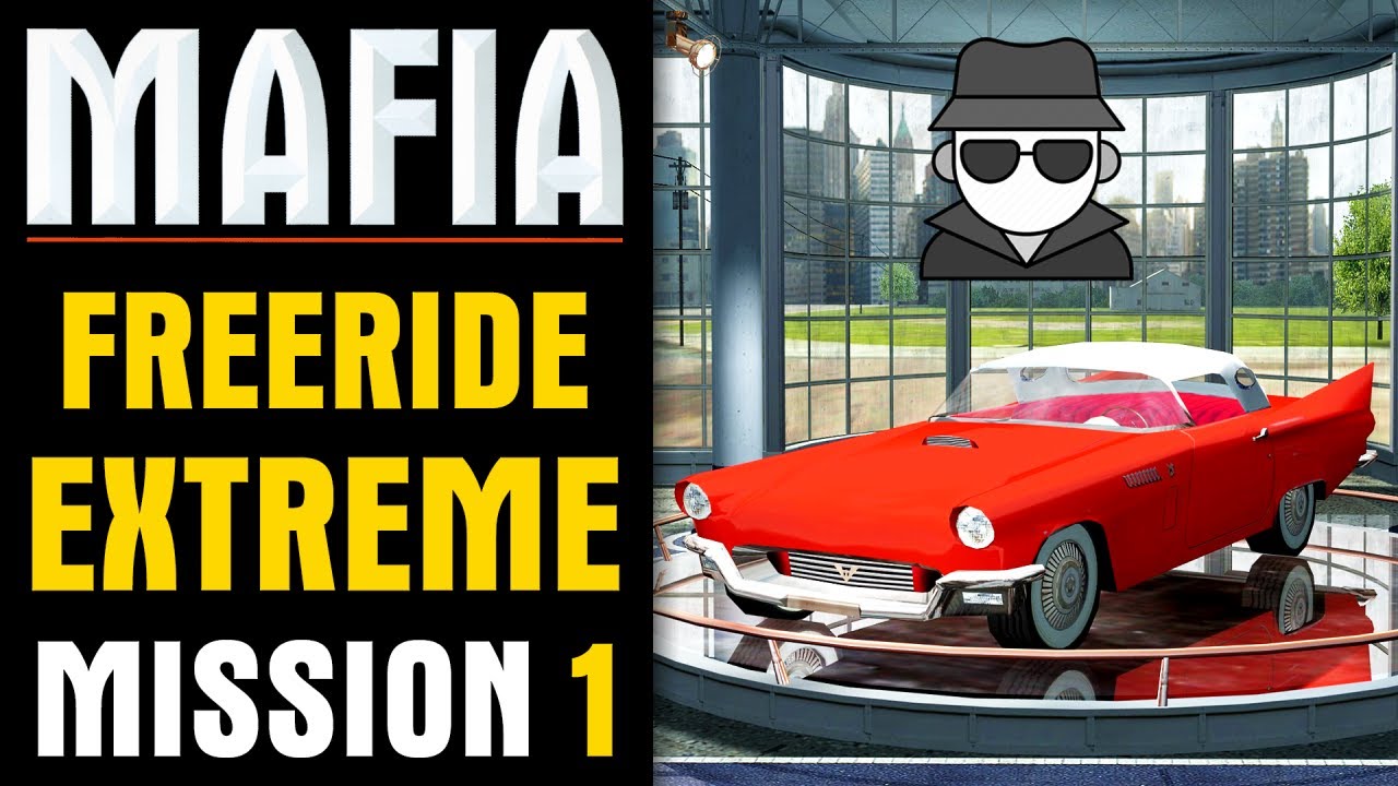 Mafia 1 - Freeride Extreme - Mission #1 - Invisible Man Chase [4K 60fps]