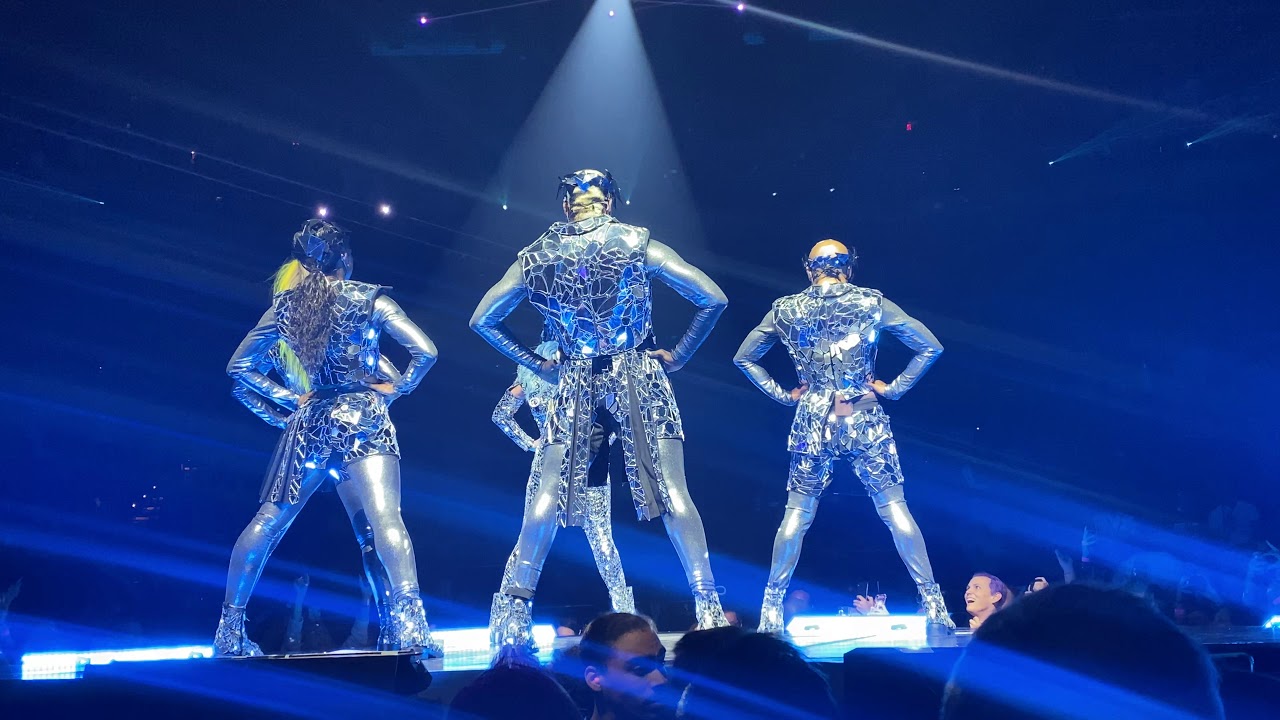 LADY GAGA- Opening + Just Dance + Poker Face (4K) - Enigma Live in Las Vegas - 10/17/2019