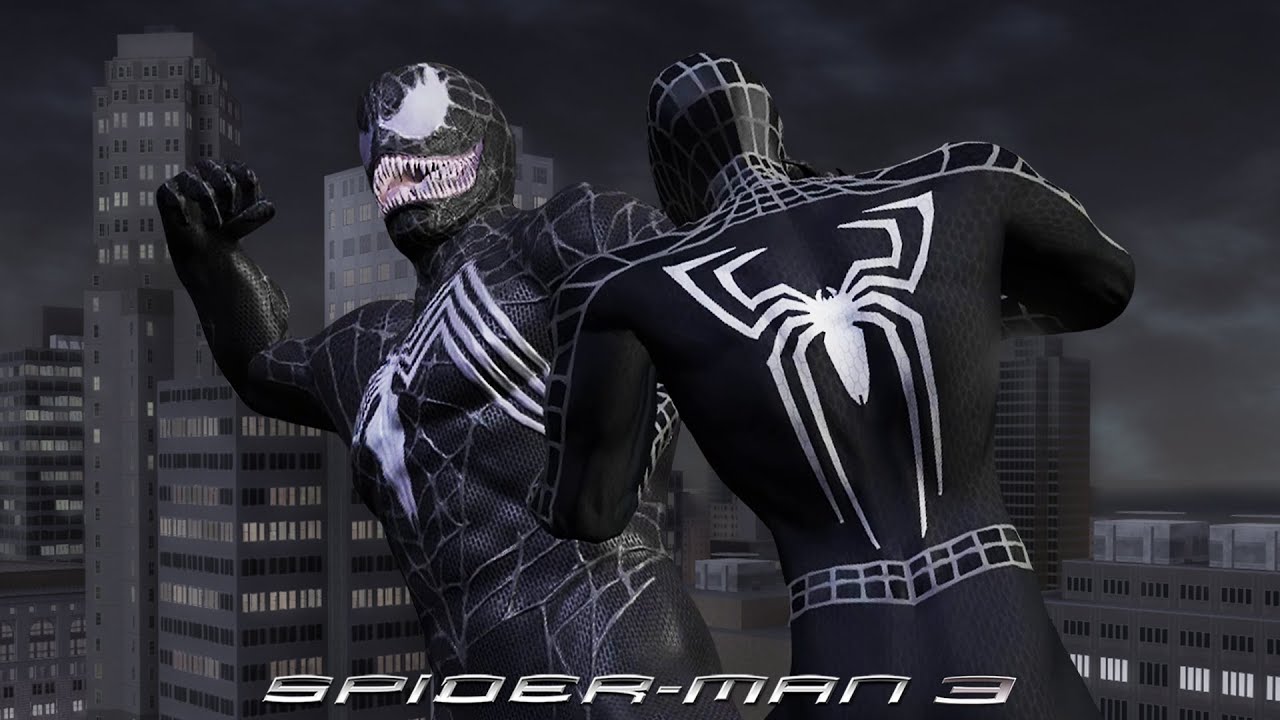 Spider-Man 3 | Black Suit Spider-Man vs Venom (Gameplay)