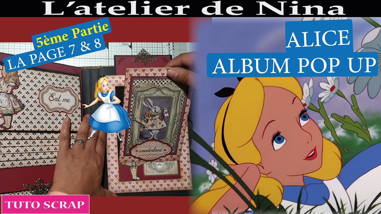 ALBUM POP UP ALICE NOUVELLE EDITION @STAMPERIA 5/6