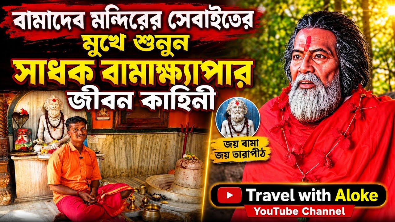 সাধক বামাক্ষ্যাপার জীবন কাহিনী শুনুন স্বয়ং সেবাইত শ্রী অনুপ বন্দ্যোপাধ্যায়ের মুখে