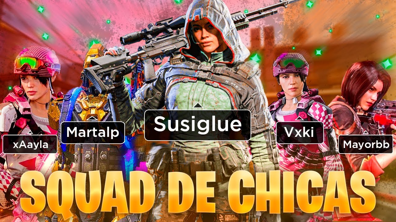Así es el MEJOR EQUIPO FEMENINO 🍑 de COD MOBILE